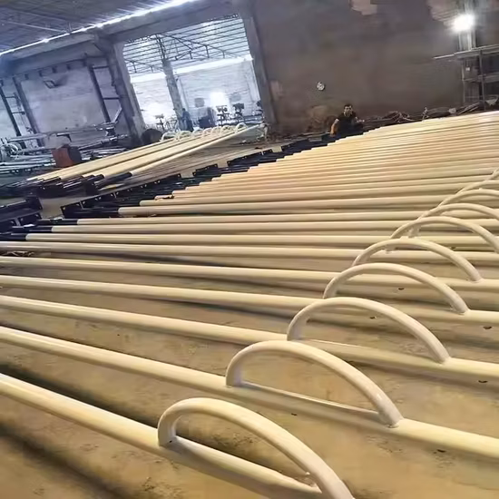 단일/이중 암 아연 도금 포스트 태양광 가로등 기둥